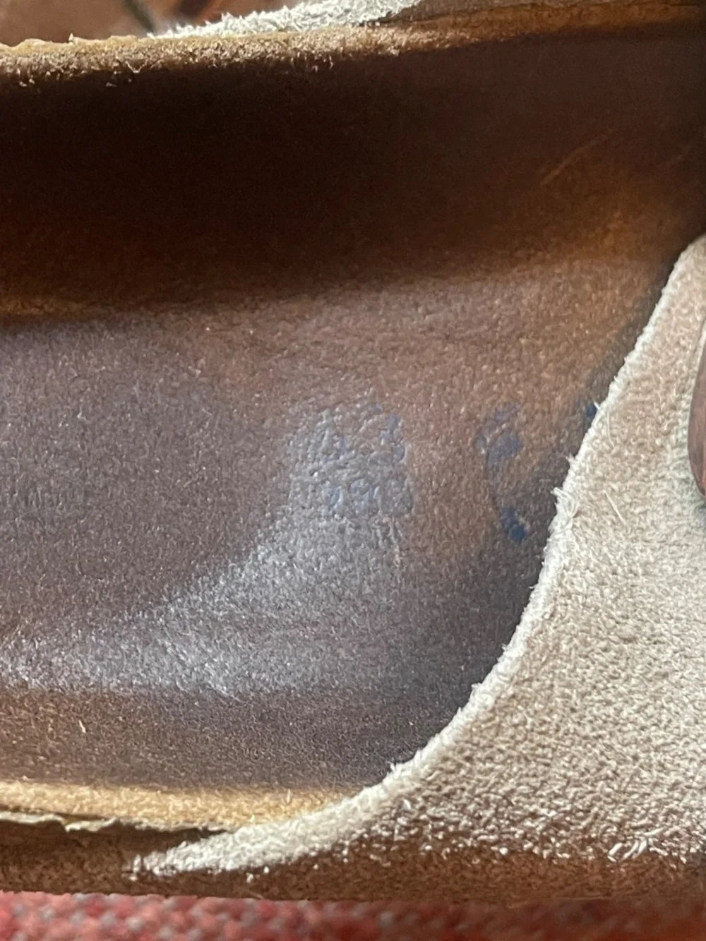 Birkenstock Arizona Taupe Suede Sandals size 43